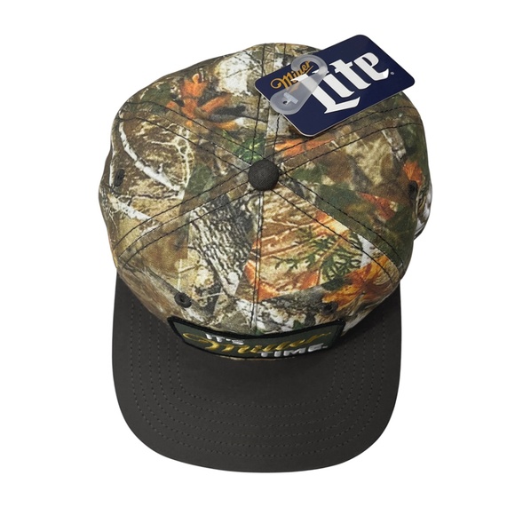 NWT Miller Lite Beer Camo Hat It's Miller Time - Picture 8 of 14